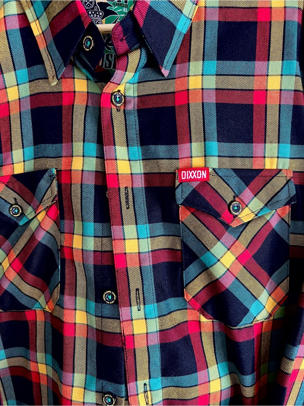 DIXXON Kush Flannel Size XL Tailored
